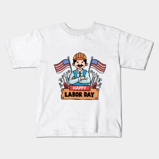 Happy Labour Day Kids T-Shirt